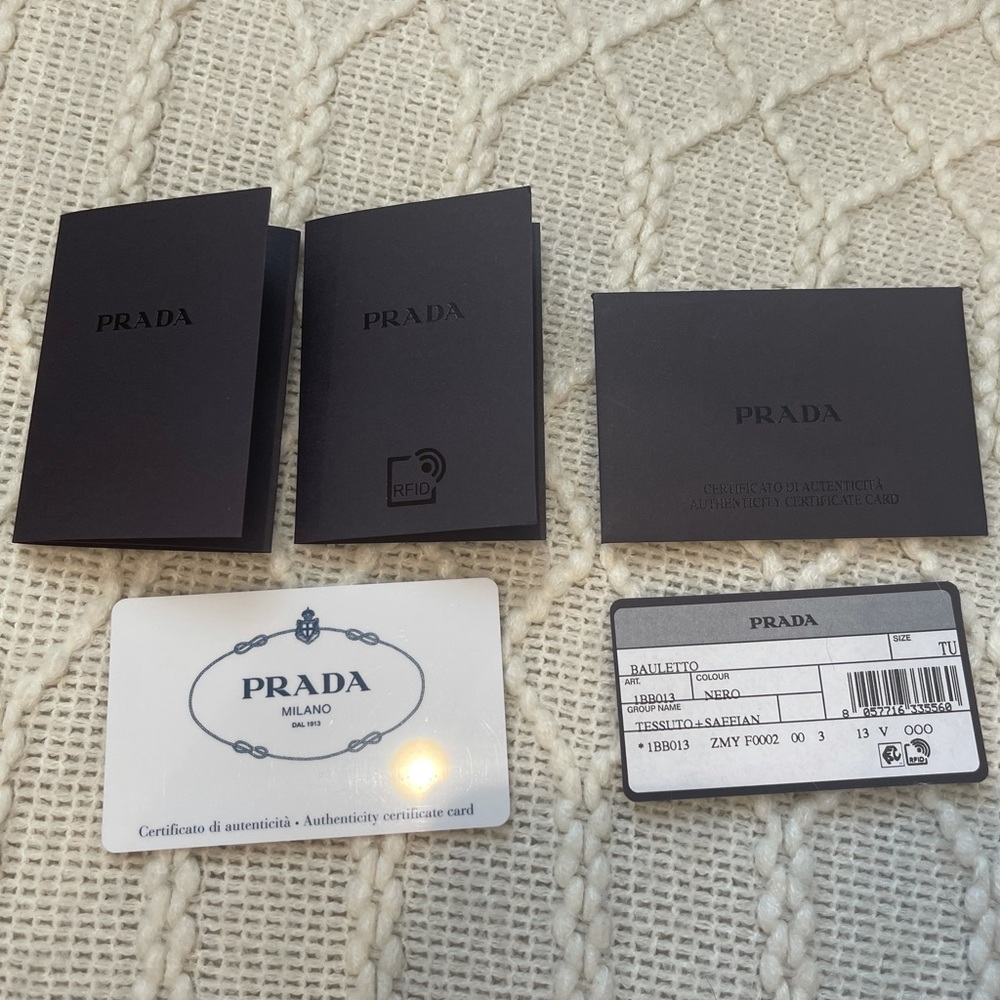 Prada Black Nylon and Leather Purse - Picture 8 of 16